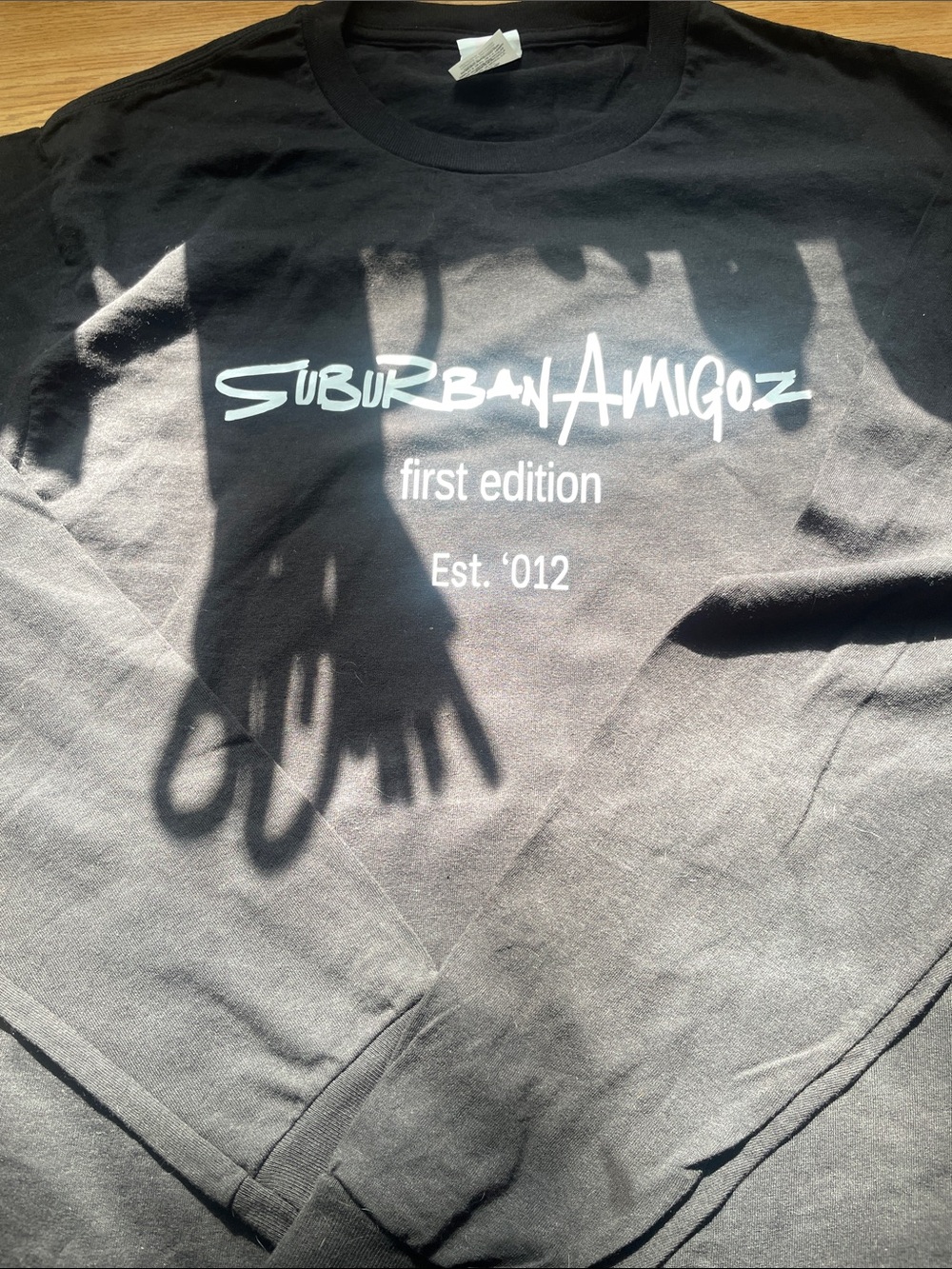 "First Edition" Black Long Sleeve Tee